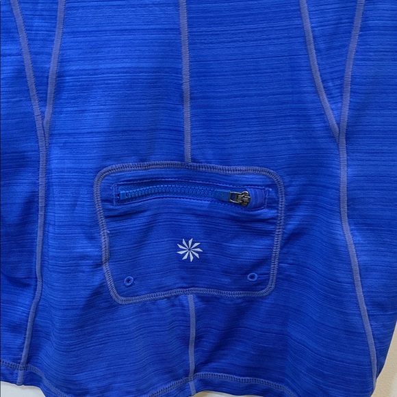 Athleta Blue Short Sleeve Tee - Picture 3 of 4